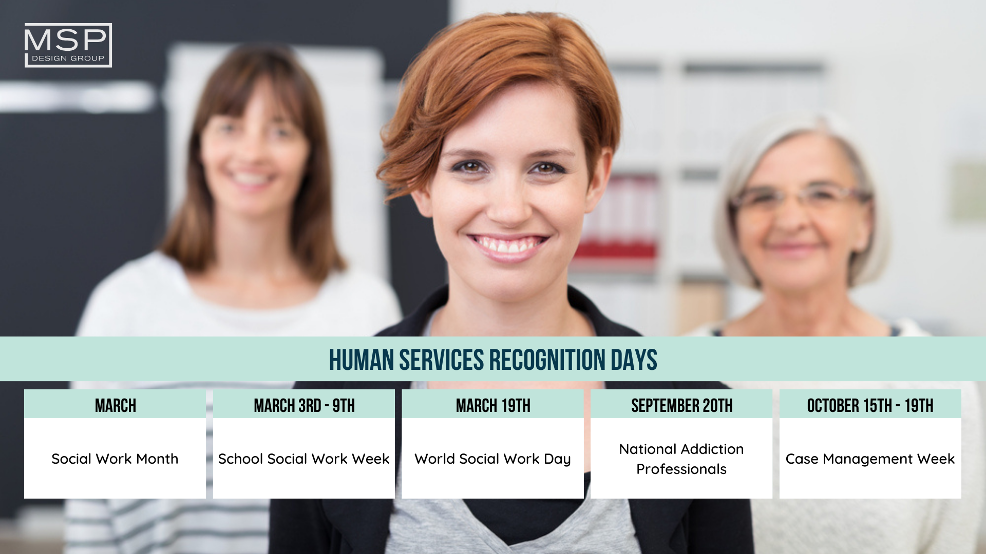 Employee Appreciation Calendar - Human Services