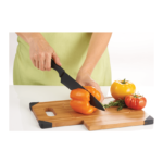 Bamboo Cutting Board with Knife