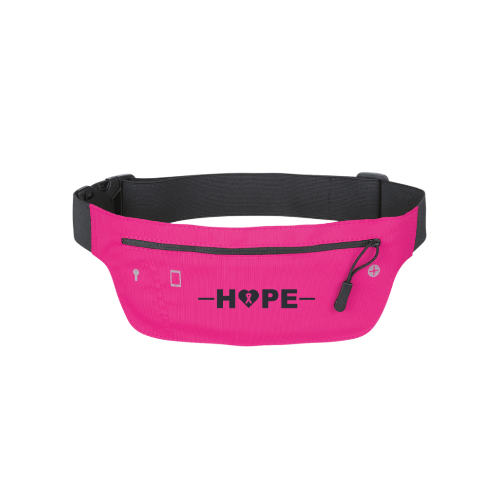 BREAST CANCER AWARENESS RUNNING BELT FANNY PACK