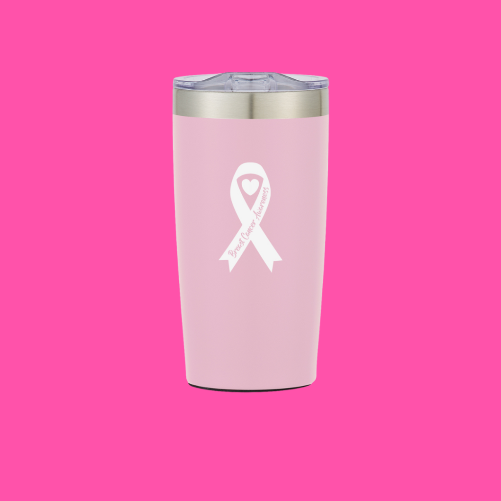 BREAST CANCER AWARENESS 20 OZ. TWO-TONE HIMALAYAN TUMBLER