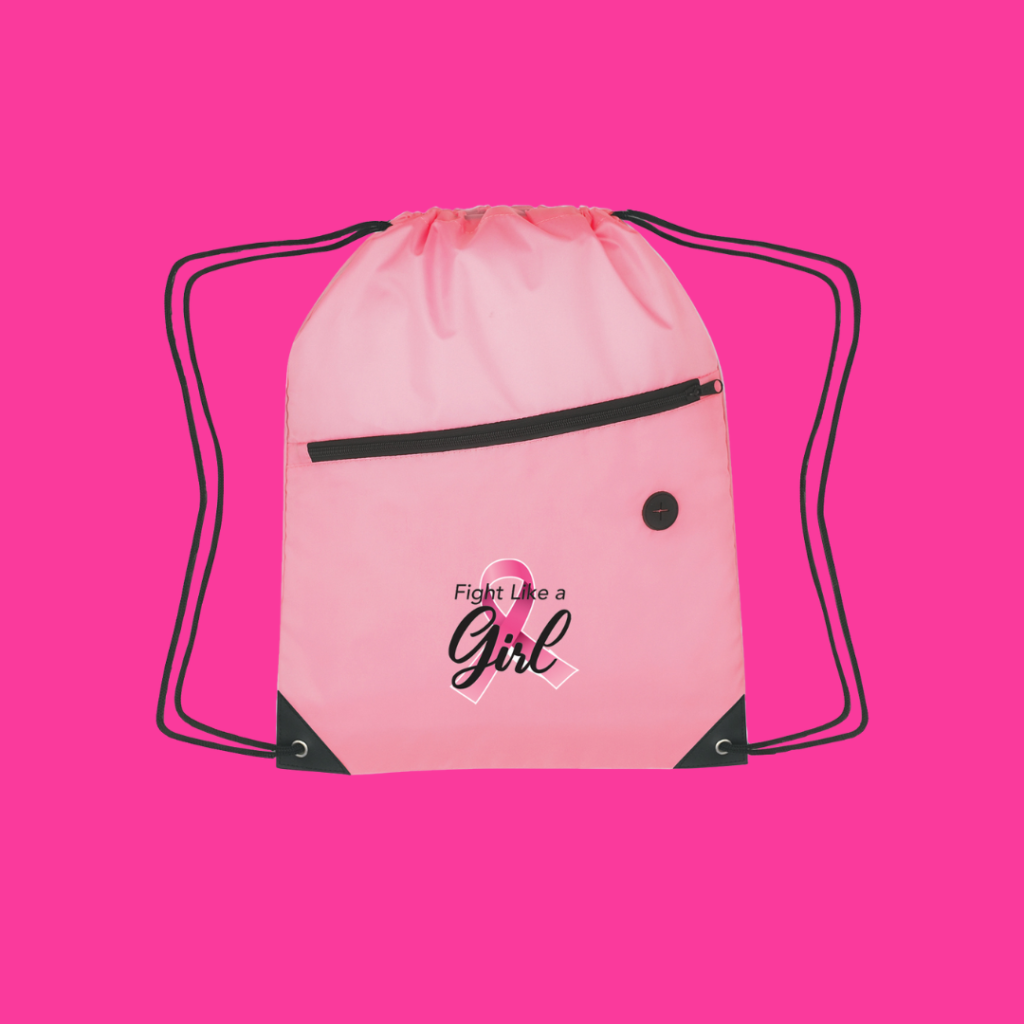 BREAST CANCER AWARENESS SPORTS PACK WITH FRONT ZIPPER