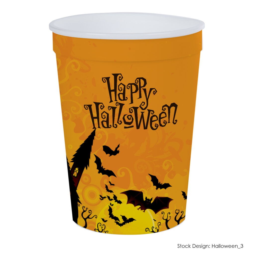 Halloween 12 Oz. Full Color Big Game Stadium Cup